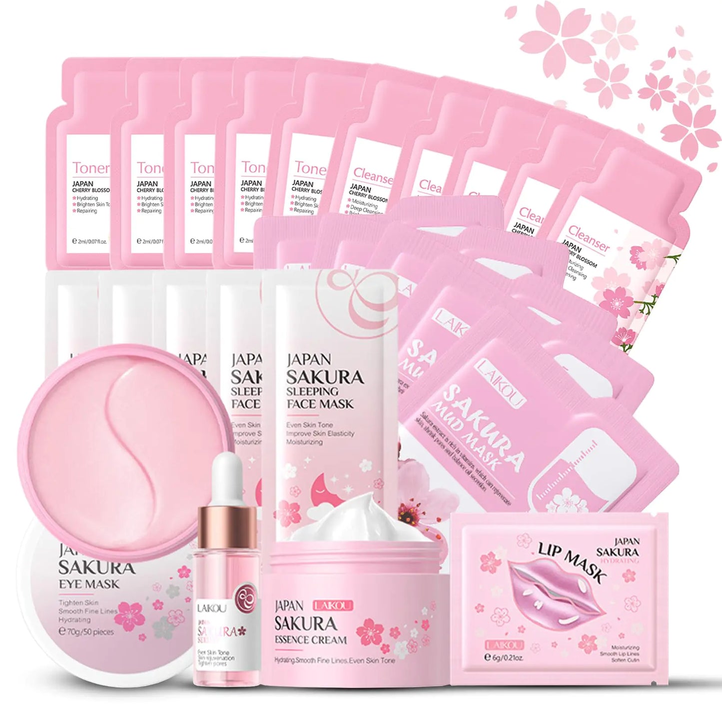 Sakura  Skincare 24-Piece Set