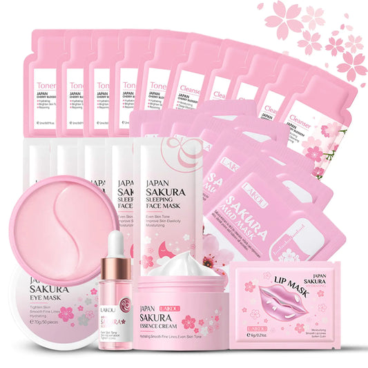 Sakura  Skincare 24-Piece Set